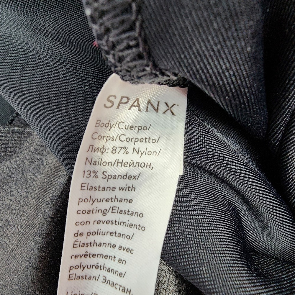 Spanx Moto Leggings‎ Women's XL Faux Leather Grunge Skinny Black - Picture 5 of 5